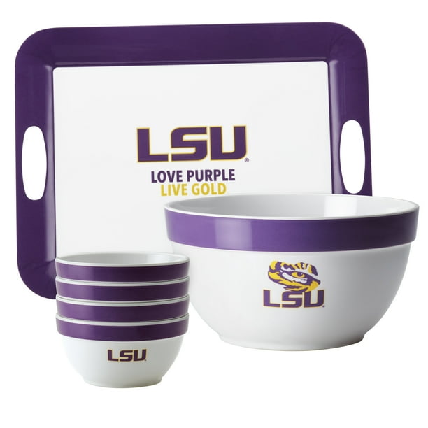 LSU Tigers College Kitchen Collection 4.75-Quart Melamine Mixing Bowl LSU Tigers College Kitchen Collection 4.75-Quart Melamine Mixing Bowl